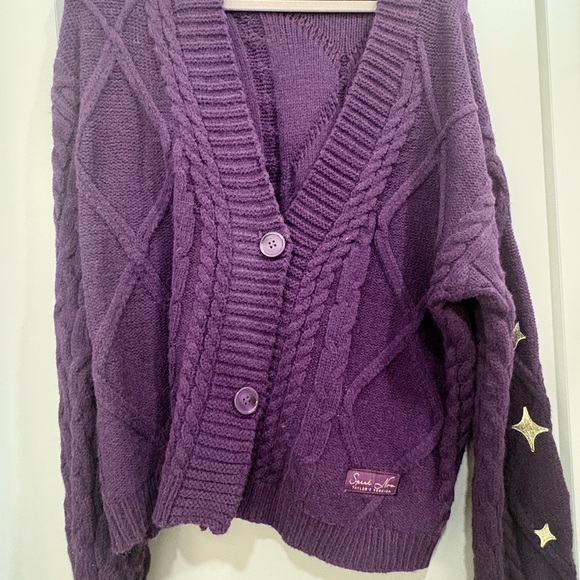 Taylor Swift Sweaters - Taylor Swift Speak Now Cable Knit Cardigan M/L